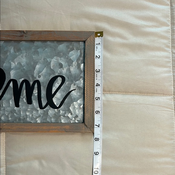 Charming Black and Silver 'Home' Wall Art - Picture 3 of 3